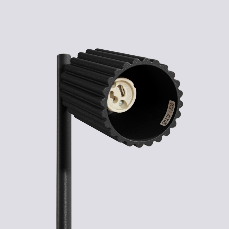 Настольная лампа KARBON 1xGU10/10W/230V черный