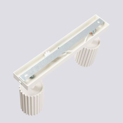 Точечный светильник KARBON 2xGU10/10W/230V кремовый