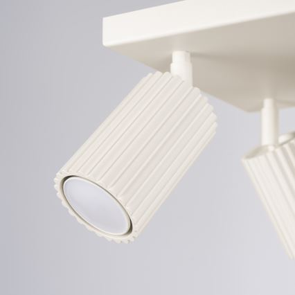 Точковий світильник KARBON 4xGU10/10W/230V кремовий