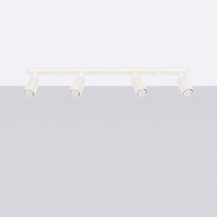 Точковий світильник KARBON 4xGU10/10W/230V кремовий