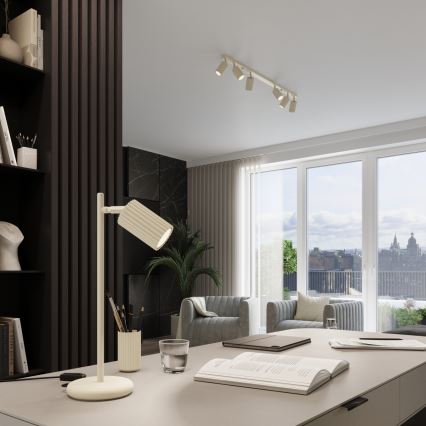 Точковий світильник KARBON 6xGU10/10W/230V кремовий