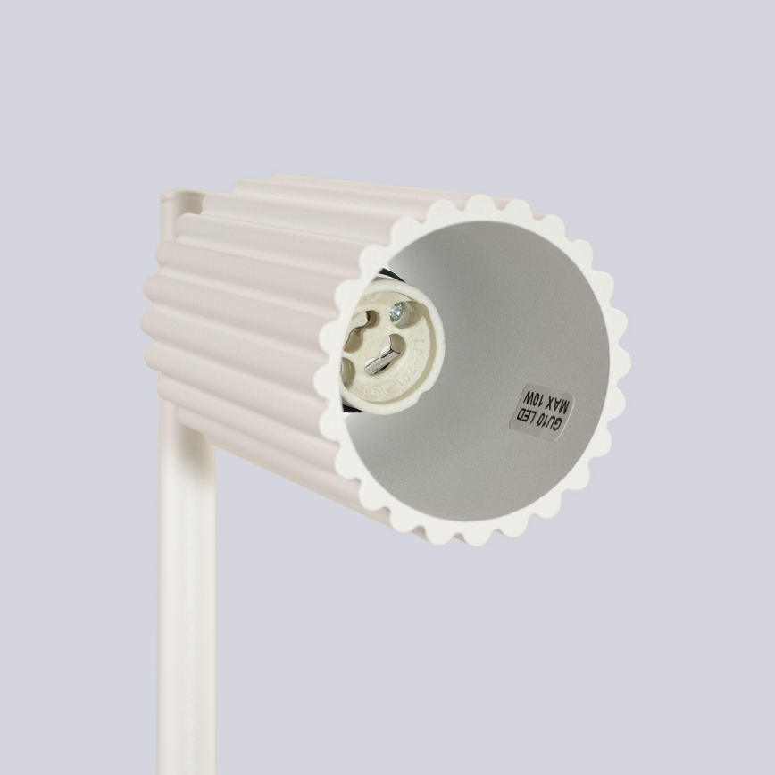 Настольная лампа KARBON 1xGU10/10W/230V кремовый
