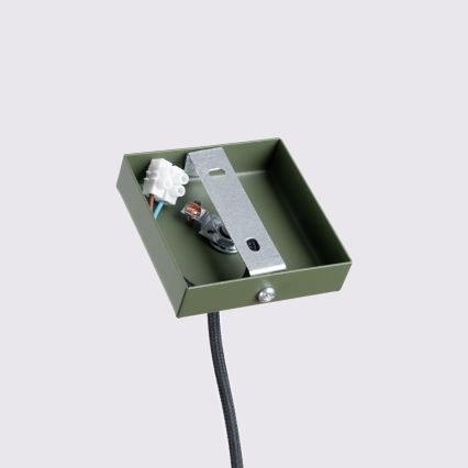 Підвісна люстра KARBON 1xGU10/10W/230V зелений