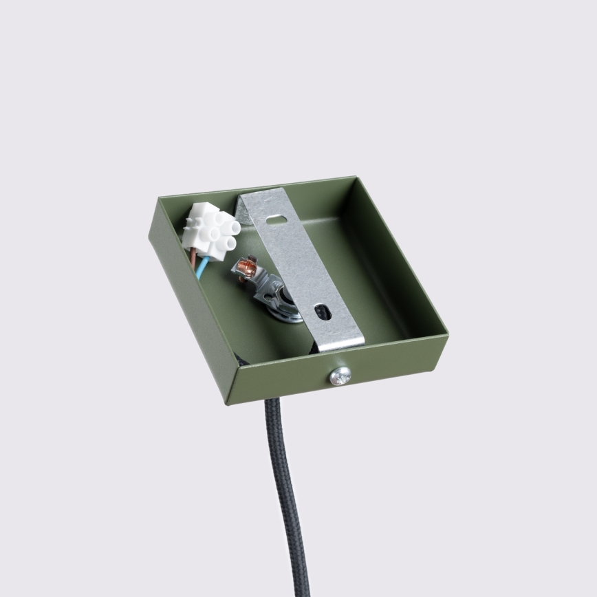 Підвісна люстра KARBON 1xGU10/10W/230V зелений