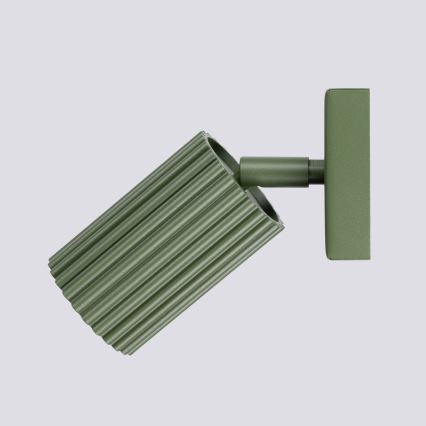 Настенный точечный светильник KARBON 1xGU10/10W/230V зеленый