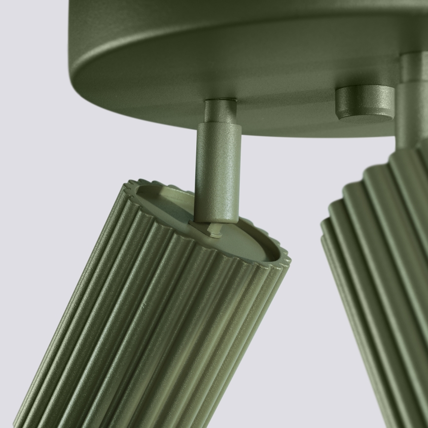 Точечный светильник KARBON 3xGU10/10W/230V зеленый