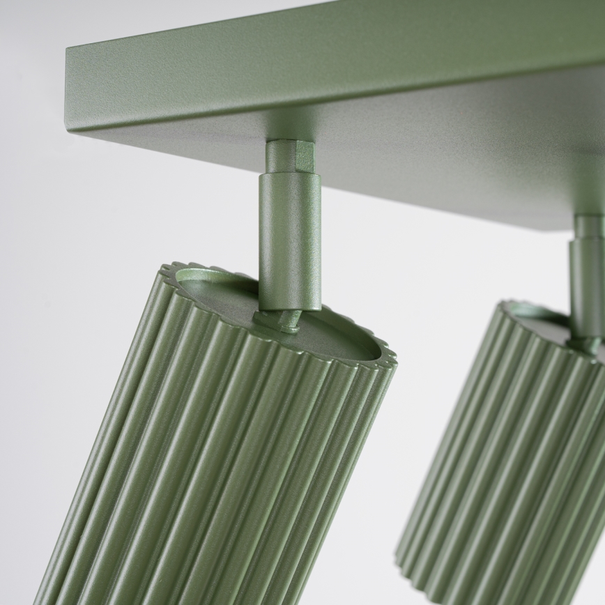 Точечный светильник KARBON 4xGU10/10W/230V зеленый