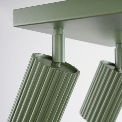 Точковий світильник KARBON 4xGU10/10W/230V зелений