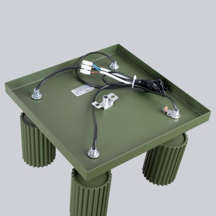 Точковий світильник KARBON 4xGU10/10W/230V зелений