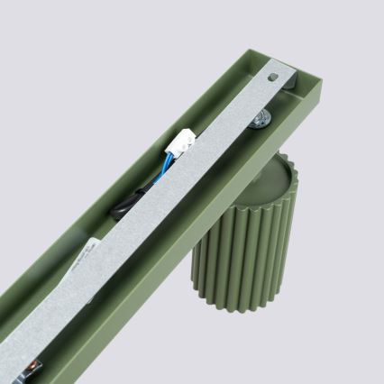 Точковий світильник KARBON 6xGU10/10W/230V зелений
