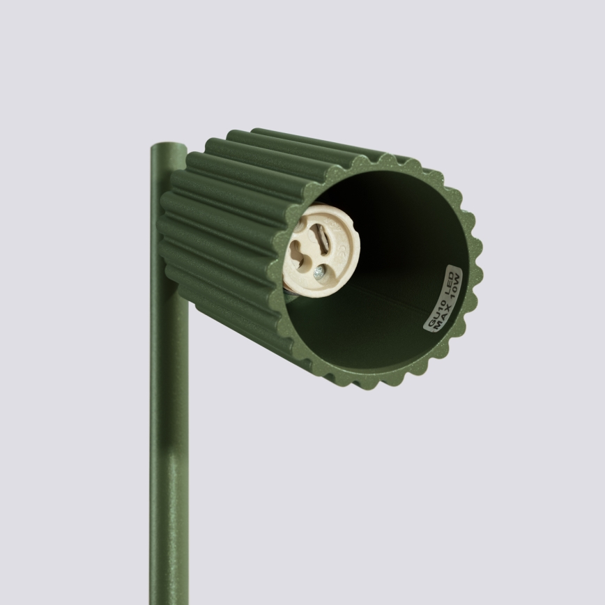 Настільна лампа KARBON 1xGU10/10W/230V зелений