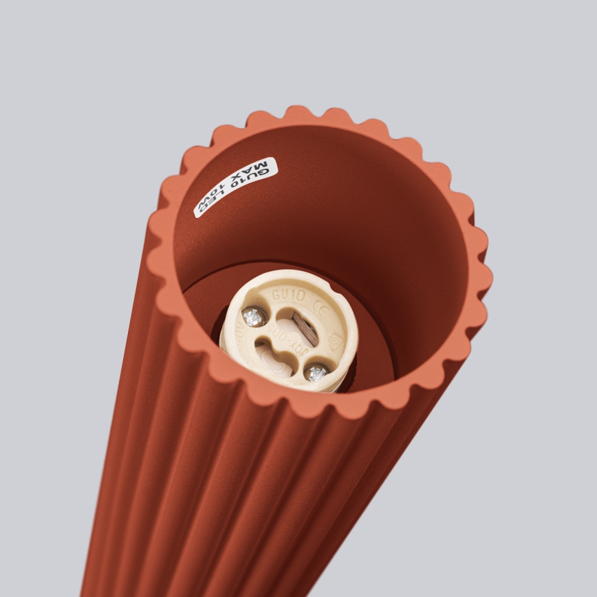 Точечный светильник KARBON 1xGU10/10W/230V 10 см красный