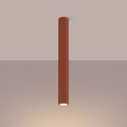 Точечный светильник KARBON 1xGU10/10W/230V 60 см красный