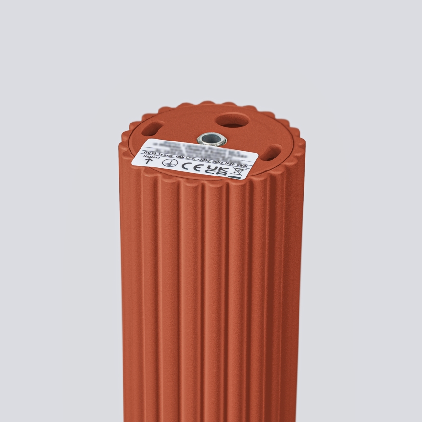 Точковий світильник KARBON 1xGU10/10W/230V 60 см червоний