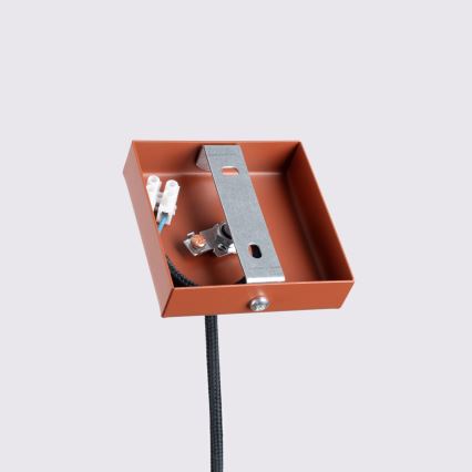 Підвісна люстра KARBON 1xGU10/10W/230V червоний