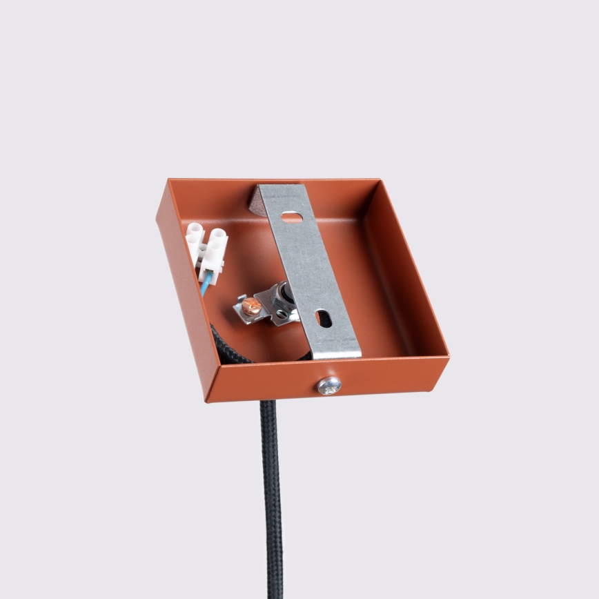 Підвісна люстра KARBON 1xGU10/10W/230V червоний