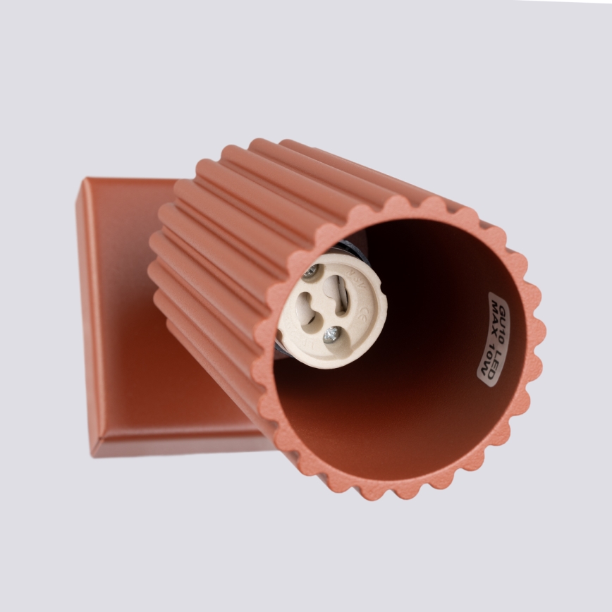 Настенный точечный светильник KARBON 1xGU10/10W/230V красный