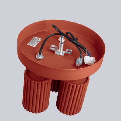 Точечный светильник KARBON 3xGU10/10W/230V красный