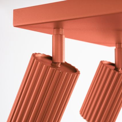 Точковий світильник KARBON 4xGU10/10W/230V червоний