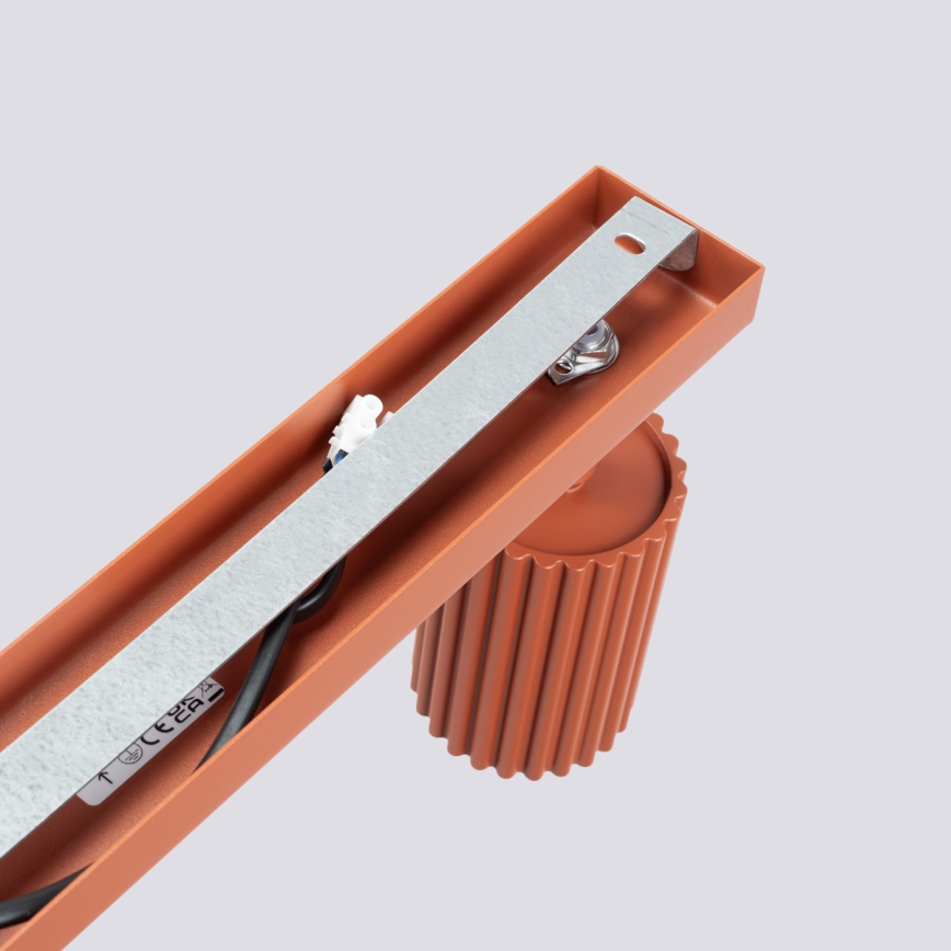 Точковий світильник KARBON 4xGU10/10W/230V червоний