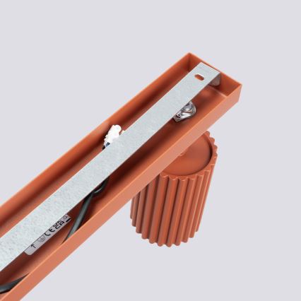 Точечный светильник KARBON 6xGU10/10W/230V красный