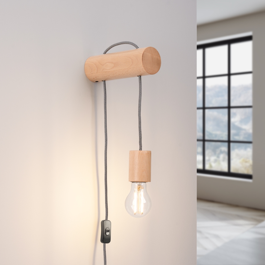 Настенная лампа NIMBI 1xE27/15W/230V бук