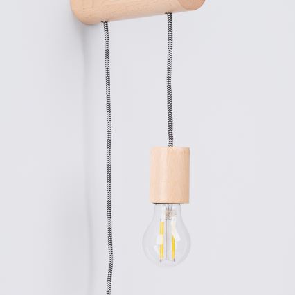 Настенная лампа NIMBI 1xE27/15W/230V бук
