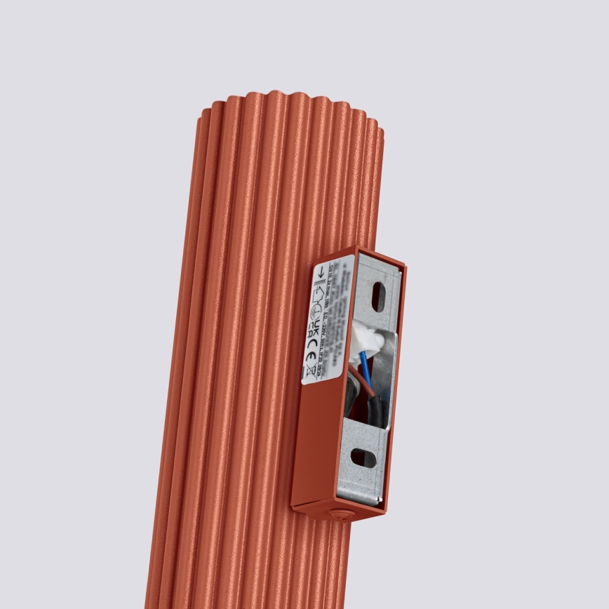 Настенный светильник KARBON 2xGU10/10W/230V красный