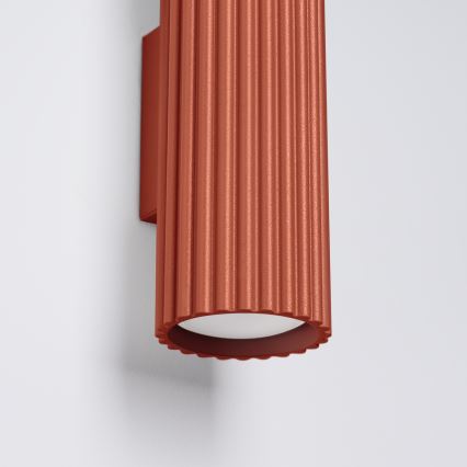 Настінний світильник KARBON 2xGU10/10W/230V червоний