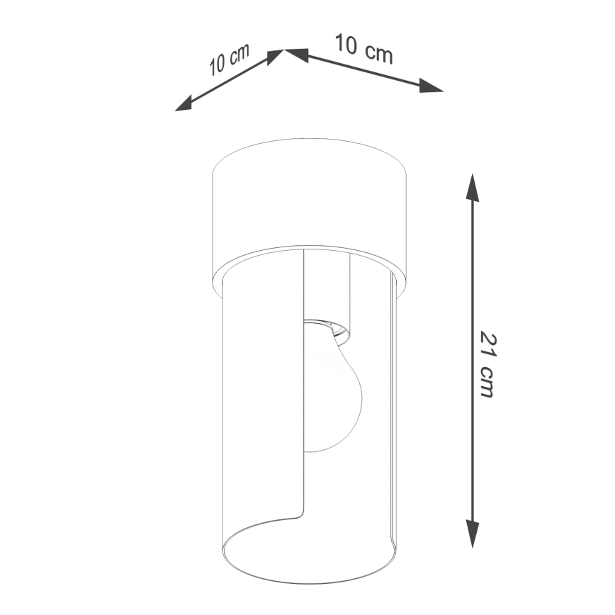 Потолочный светильник FLASH 1xE27/15W/230V белый