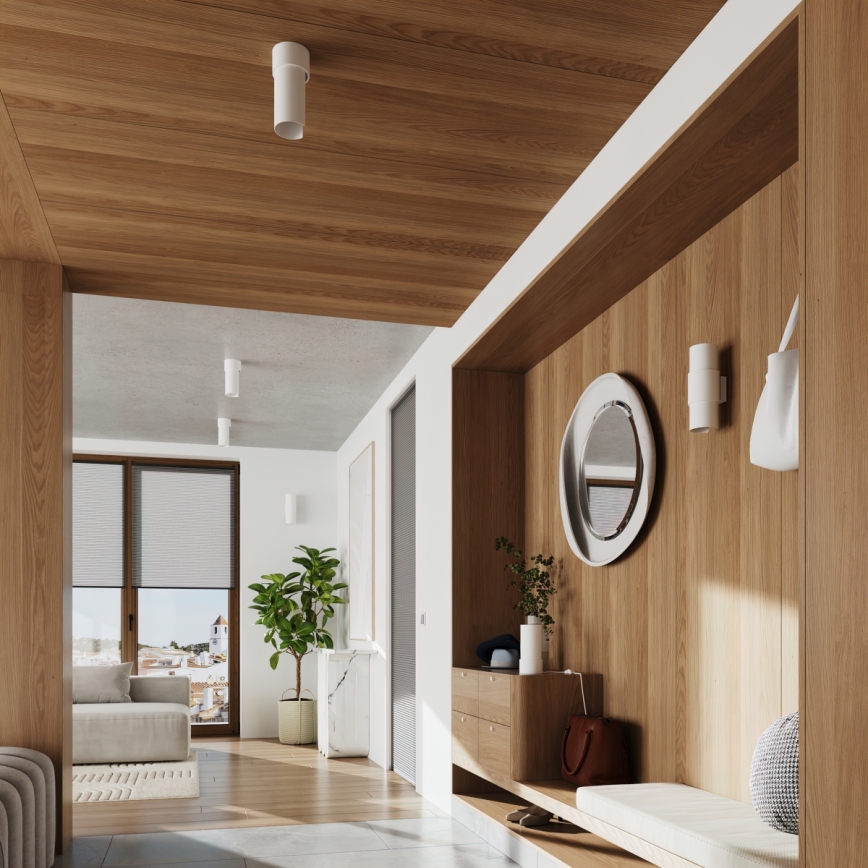 Стельовий світильник FLASH 1xE27/15W/230V білий