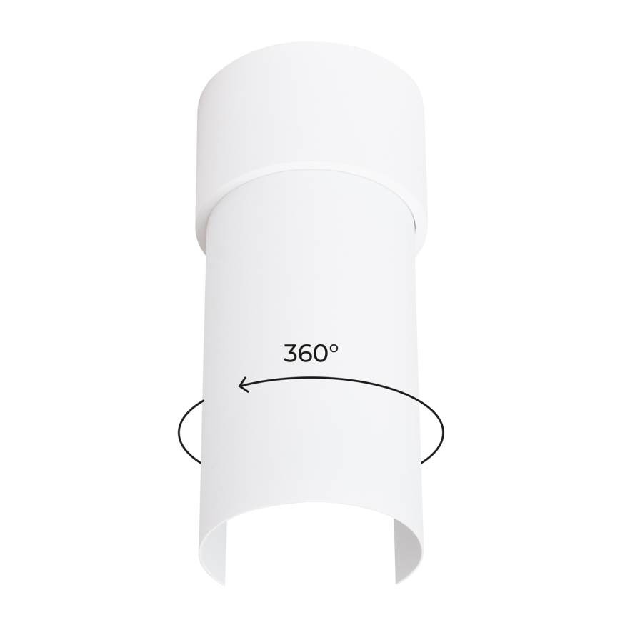 Стельовий світильник FLASH 1xE27/15W/230V білий