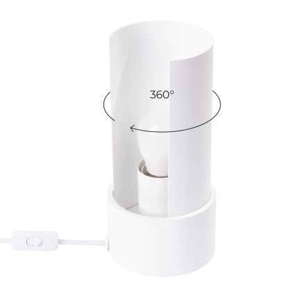 Настільна лампа FLASH 1xE27/15W/230V білий