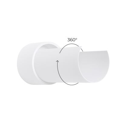 Настенный светильник FLASH 1xE27/15W/230V белый