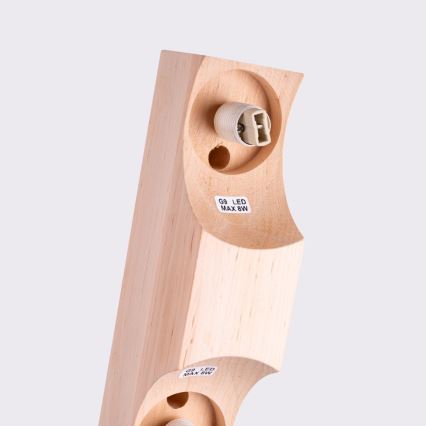 Стельовий світильник BULBO 2xG9/8W/230V бук/білий