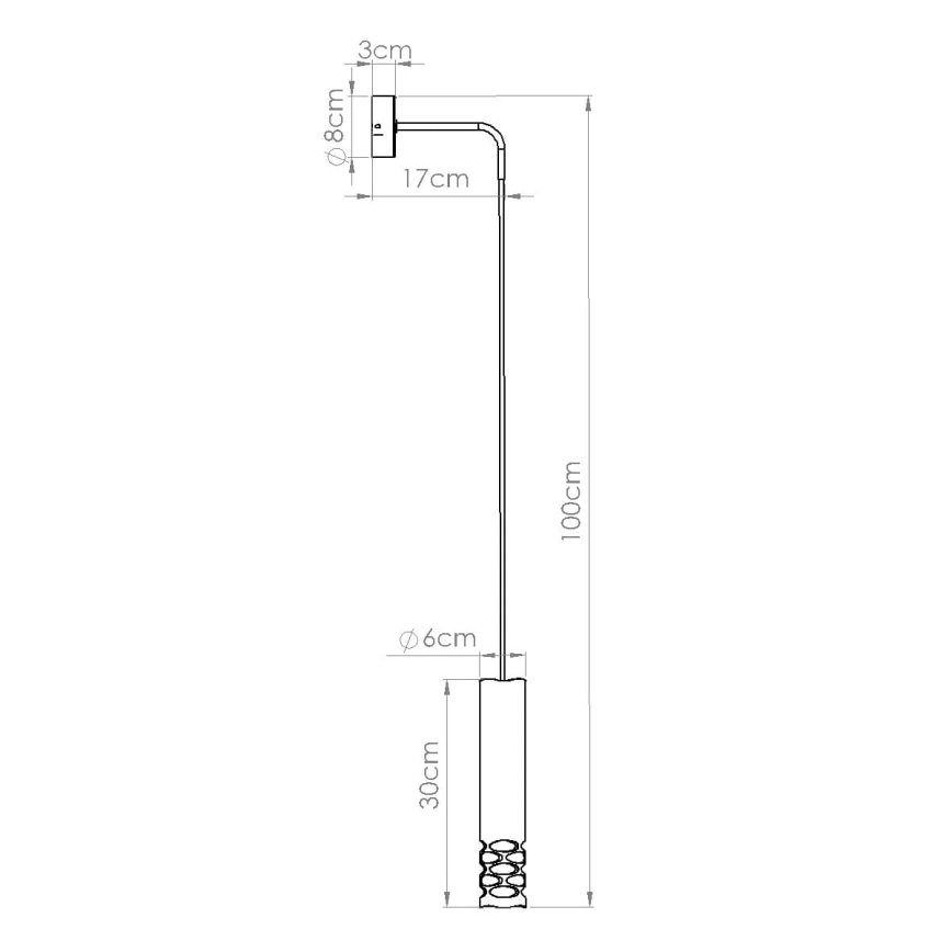 Настенная лампа LIRO 1xGU10/10W/230V белый