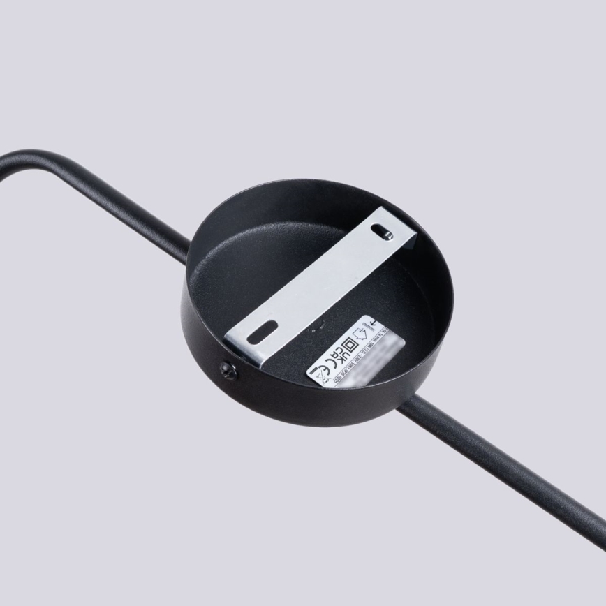 Настінна лампа NOX 1xE14/10W/230V чорний