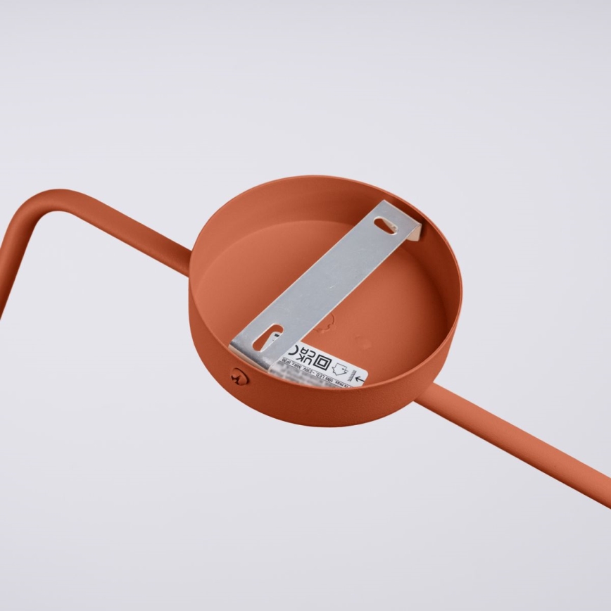 Настінна лампа NOX 1xE14/10W/230V помаранчевий