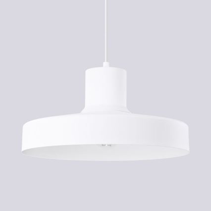 Підвісна люстра BILO 1xE27/15W/230V діаметр 35 см білий