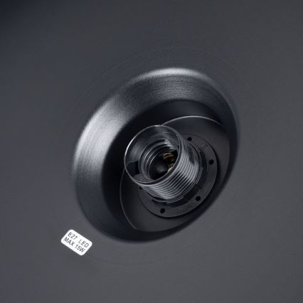 Подвесная люстра BILO 1xE27/15W/230V диаметр 35 см черный