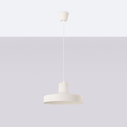 Подвесная люстра BILO 1xE27/15W/230V диаметр 35 см кремовый