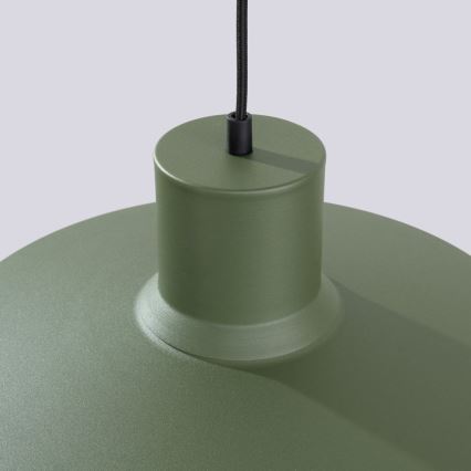 Підвісна люстра BILO 1xE27/15W/230V діаметр 35 см зелений