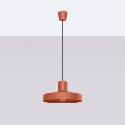 Підвісна люстра BILO 1xE27/15W/230V діаметр 35 см помаранчевий