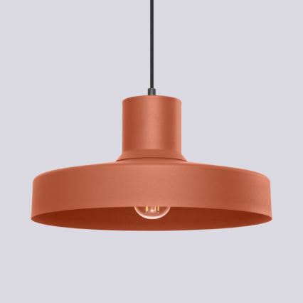 Підвісна люстра BILO 1xE27/15W/230V діаметр 35 см помаранчевий