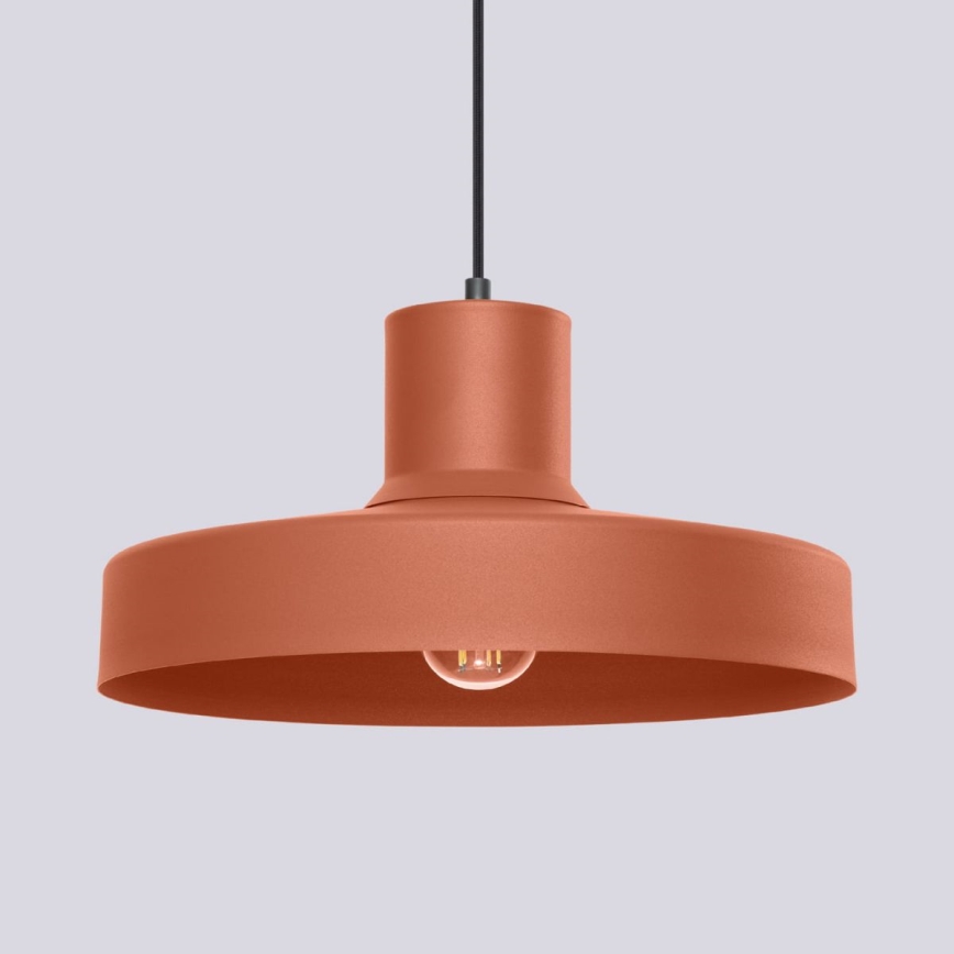 Підвісна люстра BILO 1xE27/15W/230V діаметр 35 см помаранчевий