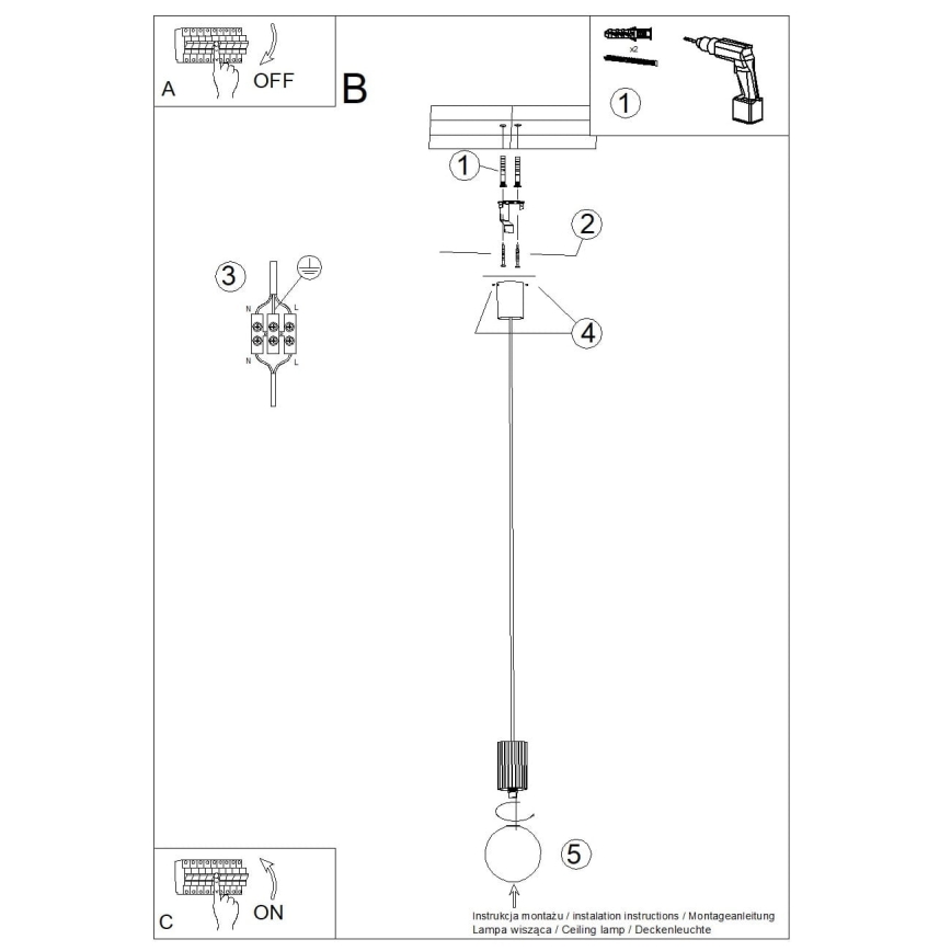 Подвесная люстра HALO 1xG9/8W/230V диаметр 12 см кремовый