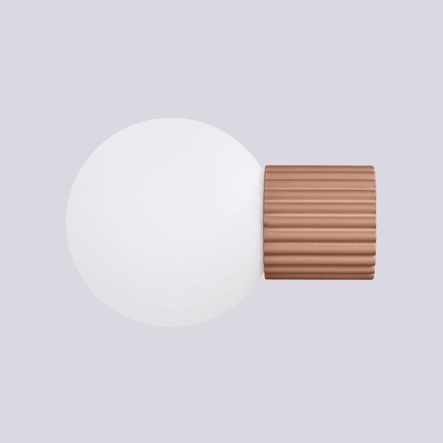 Настенный светильник для ванной комнаты HALO 1xG9/8W/230V диаметр 12 см IP44 коричневый