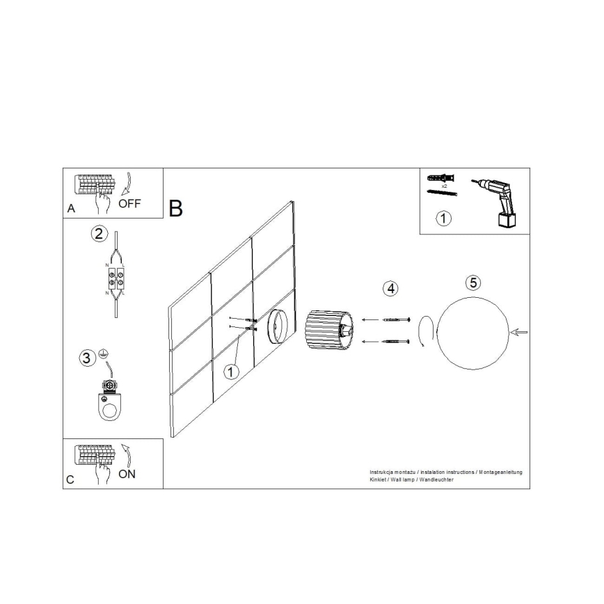 Настенный светильник для ванной комнаты HALO 1xG9/8W/230V диаметр 12 см IP44 коричневый