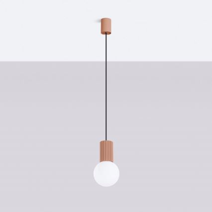 Підвісна люстра HALO 1xG9/8W/230V діаметр 12 см коричневий