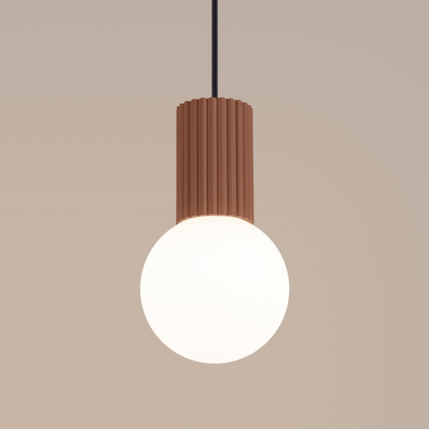 Подвесная люстра HALO 1xG9/8W/230V диаметр 12 см коричневый